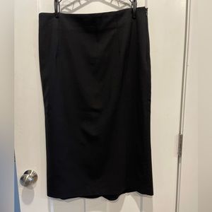 Banana Republic Black Lined Pencil Skirt! Women's size 12